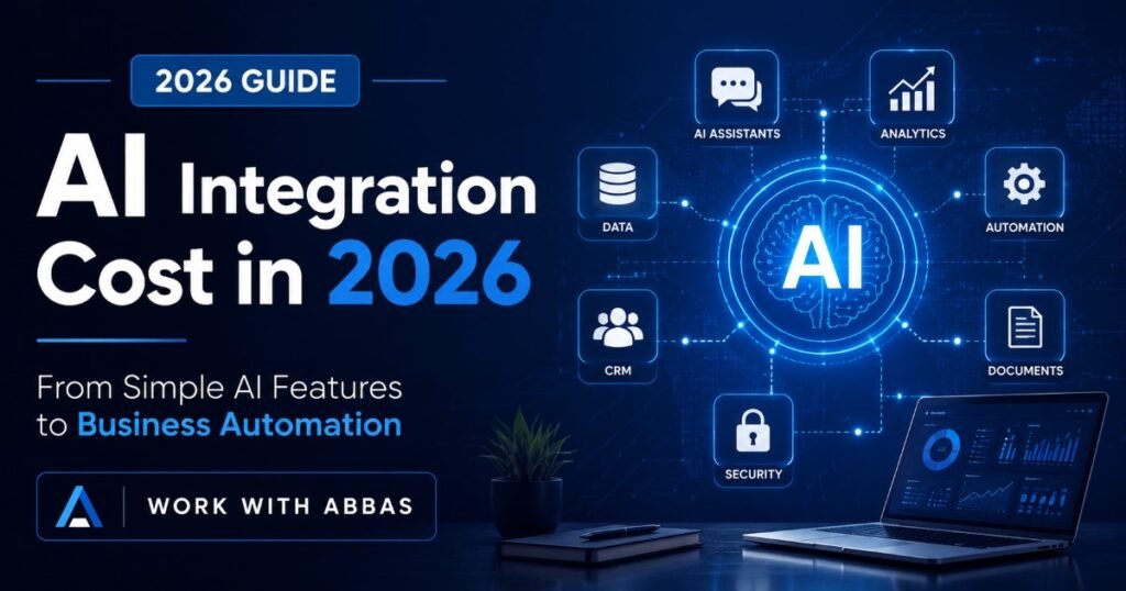 AI integration cost in 2026 guide for business automation and AI solutions